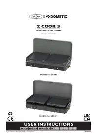 Notice DOMETIC 2 COOK 3 PRO Barbecue