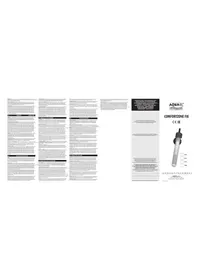 Notice Aquael COMFORTZONE FIX Chaudière