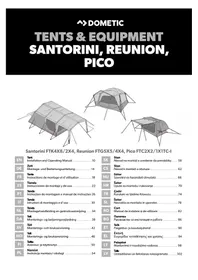 Notice DOMETIC SANTORINI FTK 4X8 TC Tente