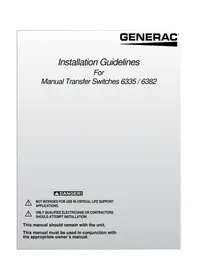 Notice Generac G0063351 Appareil photo