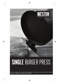 Notice Weston 07-0301 Chauffe-Plats