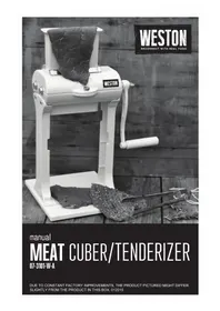 Notice Weston 07-3101-W-A Trancheuse