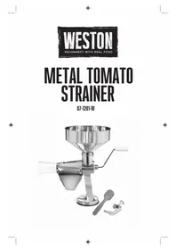 Notice Weston 07-1201-W Robot ménager