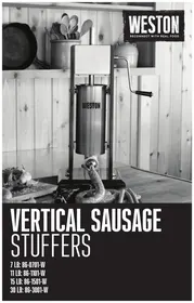 Notice Weston 86-3001-W Autres appareil de cuisine