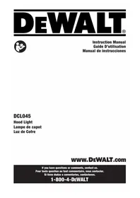 Notice BLACK & DECKER DCL045 Perceuse