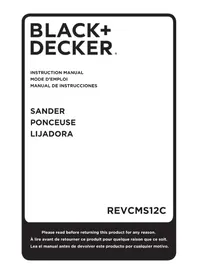 Notice BLACK & DECKER REVCMS12C Broyeur