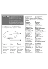 Notice RAPOO XC105 Chargeur téléphone portable