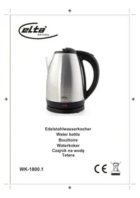 Notice ELTA WK-1800.1 Bouilloire