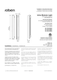 Notice Robern ML3.530ILSFMRD4 Éclairage