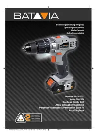 Notice Batavia BT-CCD001 Visseuse