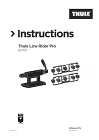 Notice THULE LOW RIDER PRO Porte-vélo