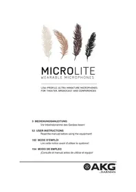 Notice AKG HC 82 MD Microphone