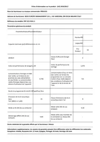 Notice PRIVILEG P0F ECO D541 S Lave-vaisselle