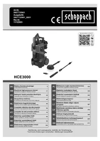 Notice SCHEPPACH HCE3000 Nettoyeur haute pression