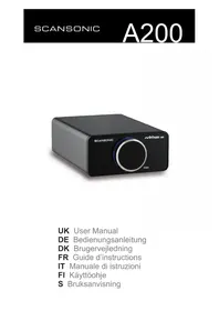 Notice SCANSONIC A200 Recepteur