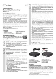 Notice Renkforce BTR-1500HD Recepteur