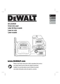 Notice DEWALT DCLE34020 Télémètre