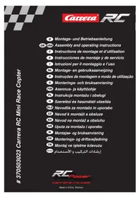 Notice CARRERA RC MINI RACE COPTER Drone