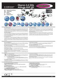 Notice Jamara OBERON ALTITUDE Drone
