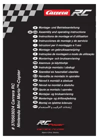 Notice CARRERA RC NINTENDO MINI MARIO-COPTER Drone