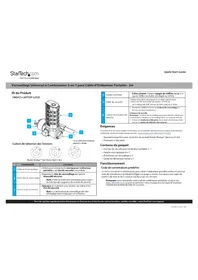 Notice StarTech.com UNIVCS-LAPTOP-LOCK Serrure