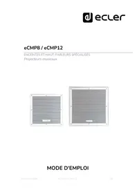 Notice Ecler ECMP12 Haut-parleur