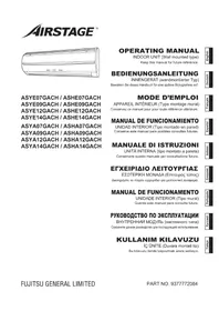 Notice FUJITSU ASYE09GACH Climatisation