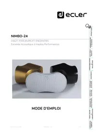 Notice Ecler NIMBO-24 Haut-parleur