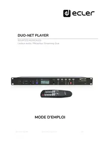 Notice Ecler DUO-NET PLAYER Non catégorisé