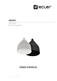 Notice Ecler DROP6 Haut-parleur