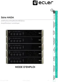 Notice Ecler HADA-4B150 Recepteur