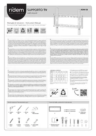Notice Ridem RDM S9 Support mural