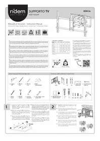 Notice Ridem RDM S4 Support mural
