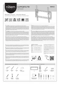 Notice Ridem RDM S3 Support mural