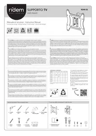 Notice Ridem RDM S5 Support mural