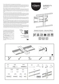 Notice Ridem RDM S18 Support mural