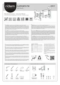 Notice Ridem RDM S7 Support mural