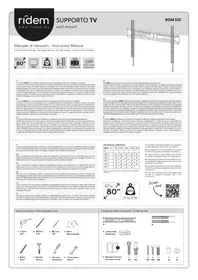 Notice Ridem RDM S10 Support mural