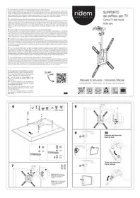 Notice Ridem RDM S24 Support mural