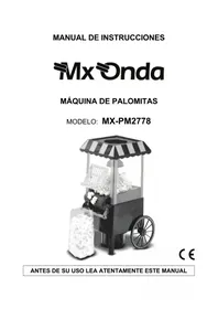 Notice Mx Onda MX-PM2778 Machine à popcorn