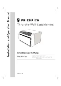Notice Friedrich WALLMASTER WCT16B30A Climatisation