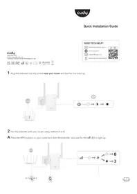 Notice Cudy RE3000 Wifi répéteur