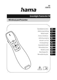Notice HAMA GREENLIGHT POINTER Autres accessoires informatique