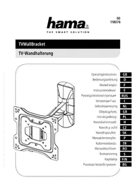 Notice HAMA PROFESSIONAL 00118076 Support mural