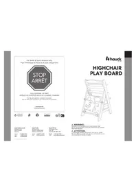 Notice HAUCK HIGHCHAIR PLAY BOARD Chaise haute