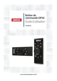 Notice SIMRAD OP50 Contrôleur