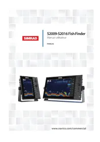 Notice SIMRAD S2009-S2016 Détecteur de poissons