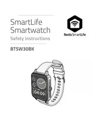 Notice NEDIS BTSW30BK Smartwatch