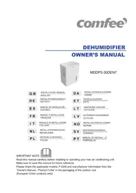 Notice COMFEE MDDP3-30DEN7 Déshumidificateur