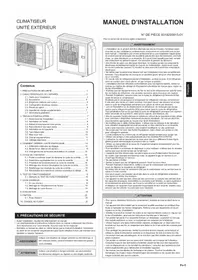 Notice FUJITSU AOEG36KBTA5 Climatisation